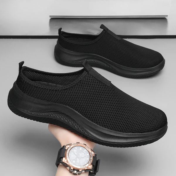 2025 New Fashion shoes for boys and girls Black - Image 5