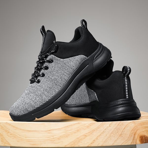 2025 New Men's and Women's Running Shoes Grey - Image 4